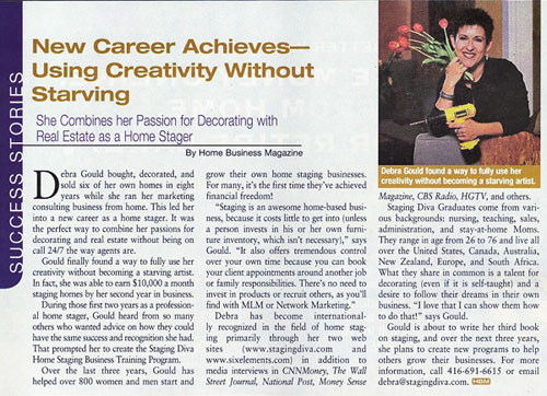Debra Gould Success Story Home Business Magazine