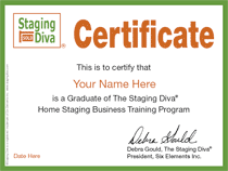 Staging Diva Graduation Certificate