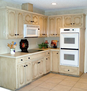 kitchen after staging