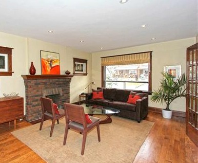 living room after staging consultation