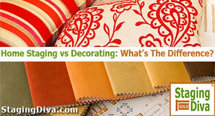 Home staging versus Decorating