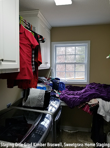 Laundry Area Before Staging