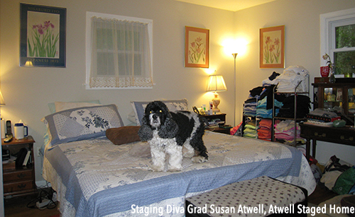 bedroom before home staging