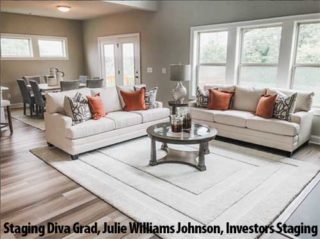 Julie Williams Johnson Living Room Staging