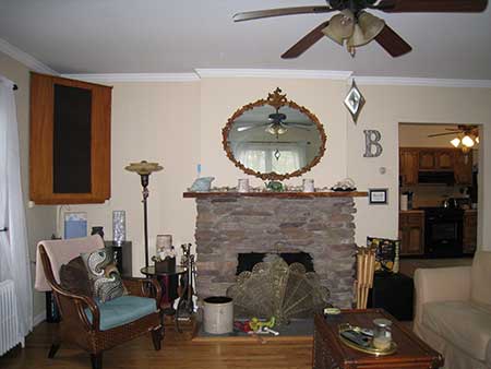 Living room 6 Before Staging - Susan Atwell